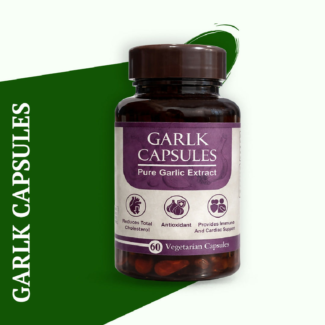 Garlk Capsules US ORGANICS (Pure Garlic Extract)100 Capsule