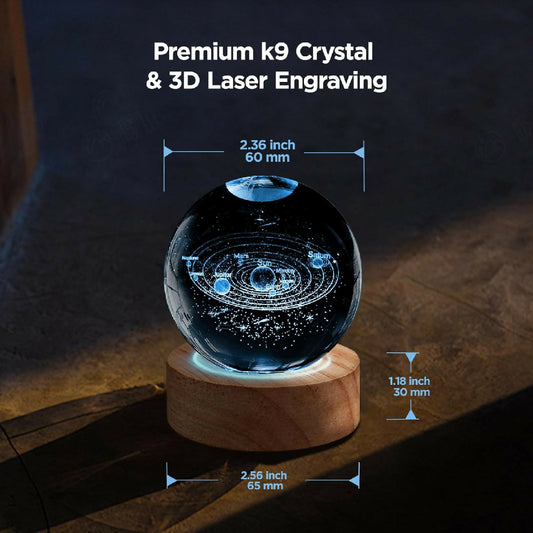 16 Colors Crystal Ball Lamp Color Changing With Remote