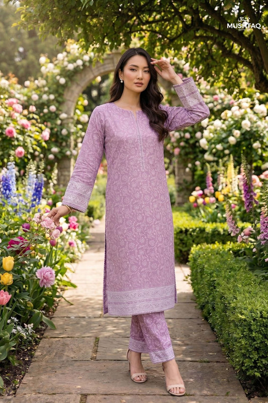 2Pcs Unstitched Printed Naaz Lawn Collection Desgin - 4