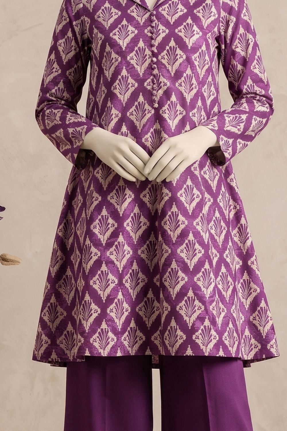 2Pcs Unstitched Printed Izzah Lawn Collection Desgin - 6
