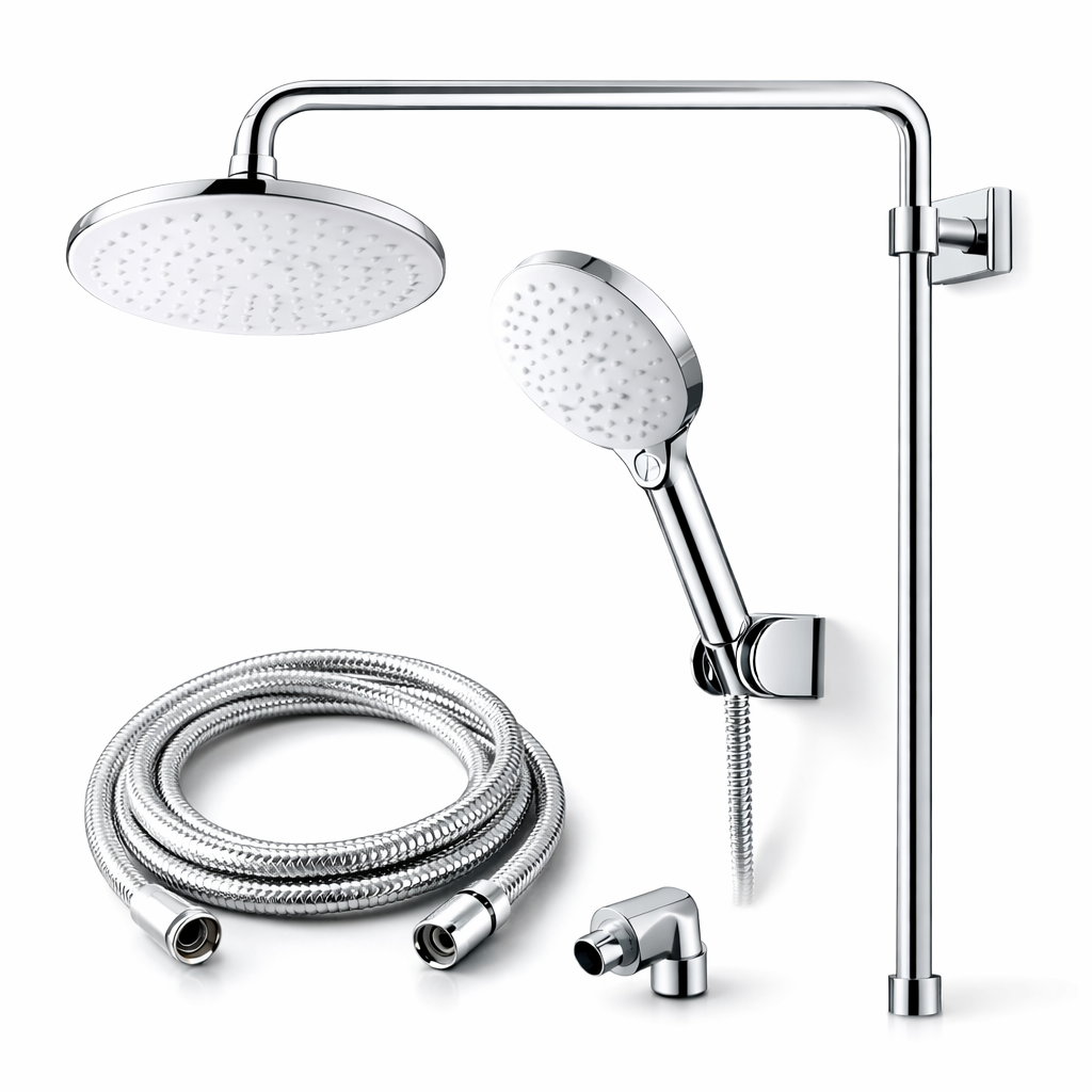 Head Rain Shower Set with Hand Shower