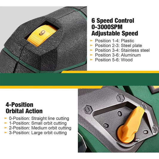 X Creator Jig Saw Electric Power Tool for Wood Metal and DIY Cutting Projects