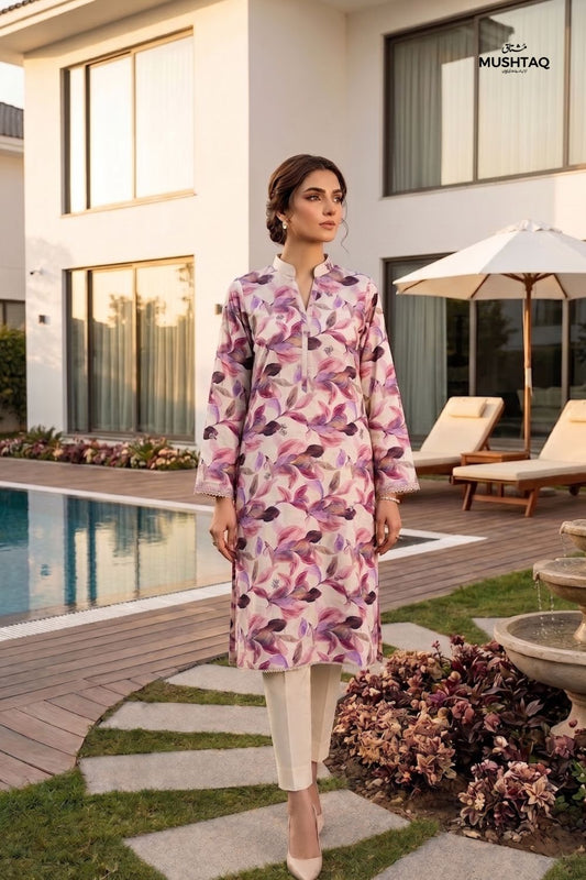 2Pcs Unstitched Printed Lawn Collection Desgin - 6