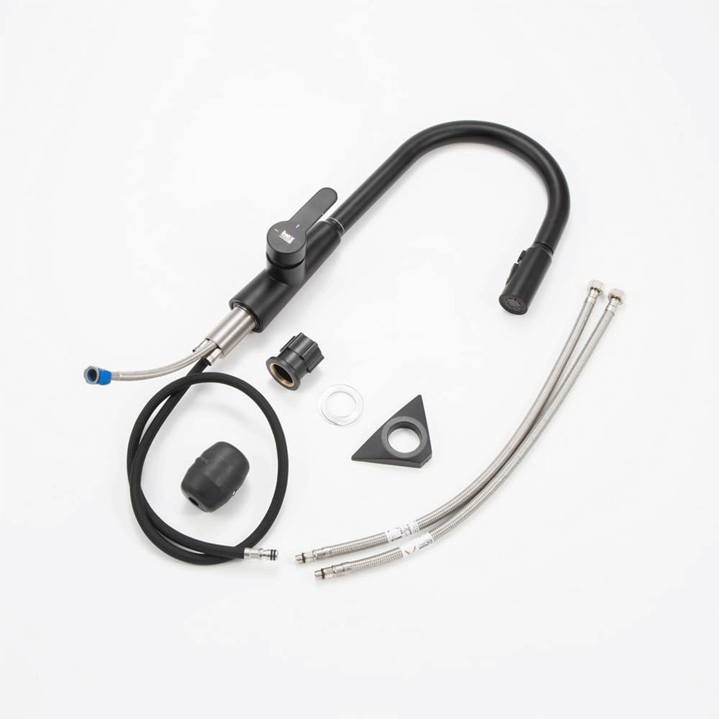 Kitchen Faucet Modern Stainless Steel Sink Tap with 360° Swivel Spout