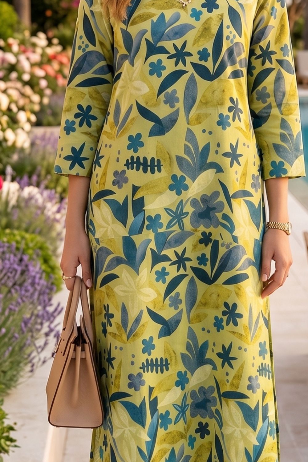 2Pcs Unstitched Printed Inaya Lawn Collection Desgin - 6
