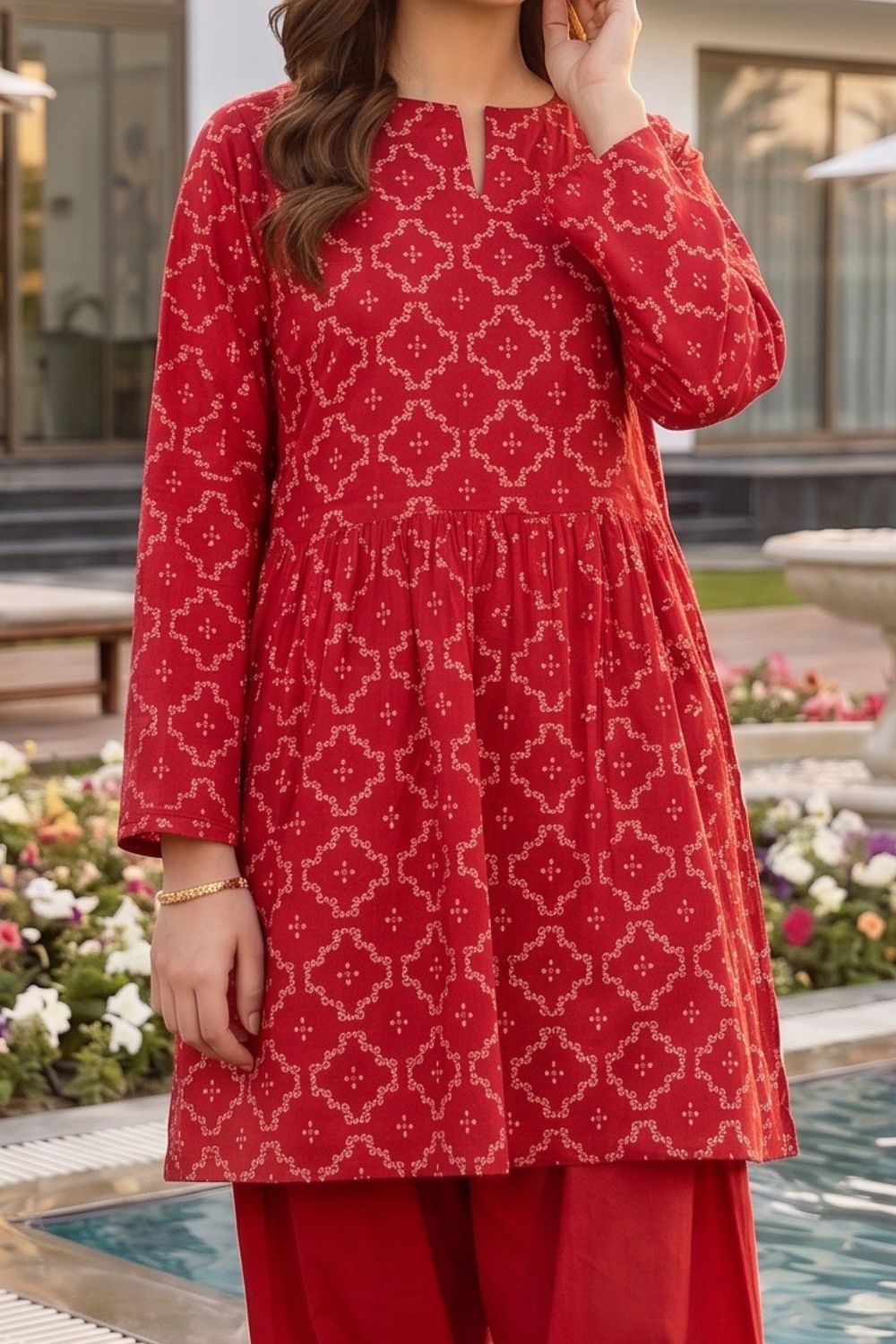 2Pcs Unstitched Printed Reet Lawn Collection Desgin - 6