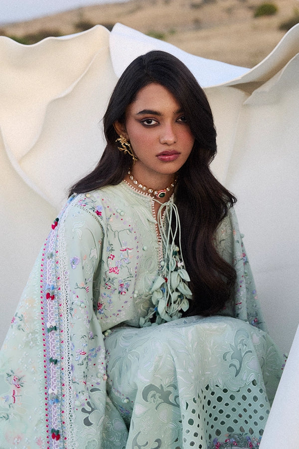 Suffuse 3 Pc Unstitched Embroidered Lawn Suit SEROLI