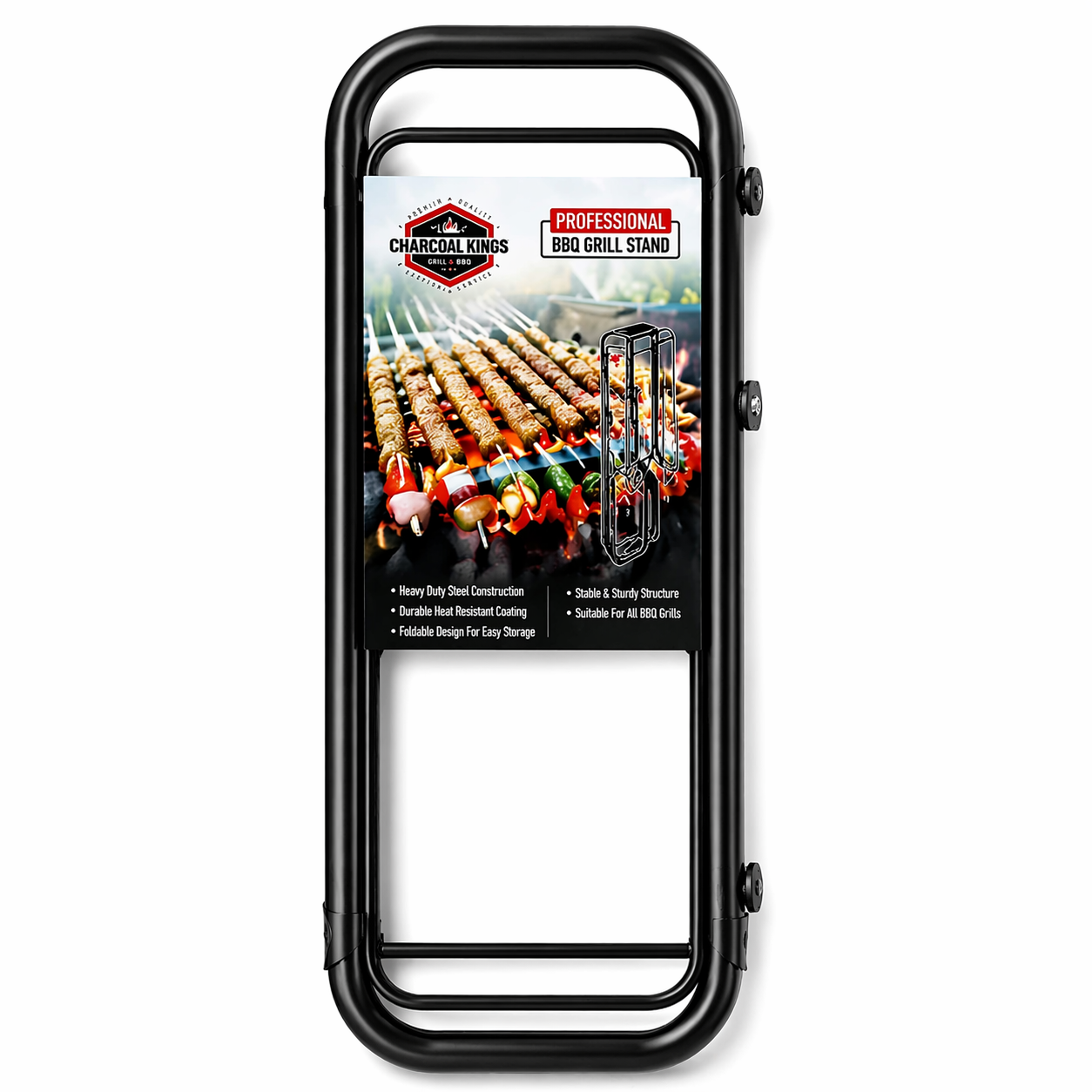 Universal BBQ grill stand