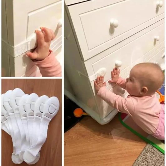 Safety Cupboard Lock – Childproof Cabinet & Drawer Lock for Baby Safety