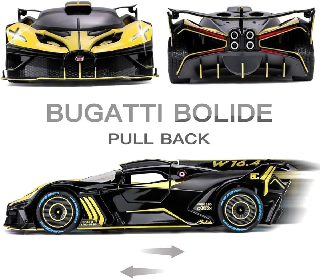BUGATTI BOLIDE ALLOY DIECAST MODEL detailing and interior