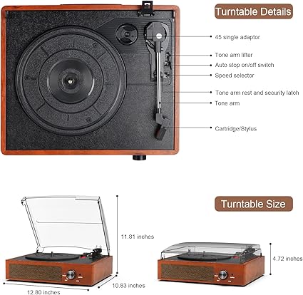 Wireless Turntable Player