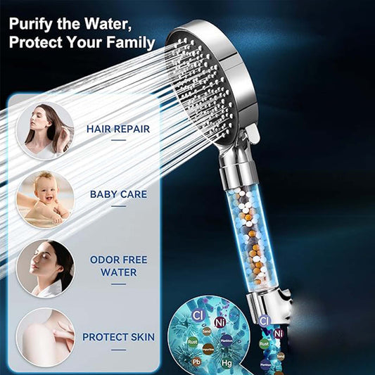 Shower Head and Hose High Pressure Handheld Shower with Flexible Hose
