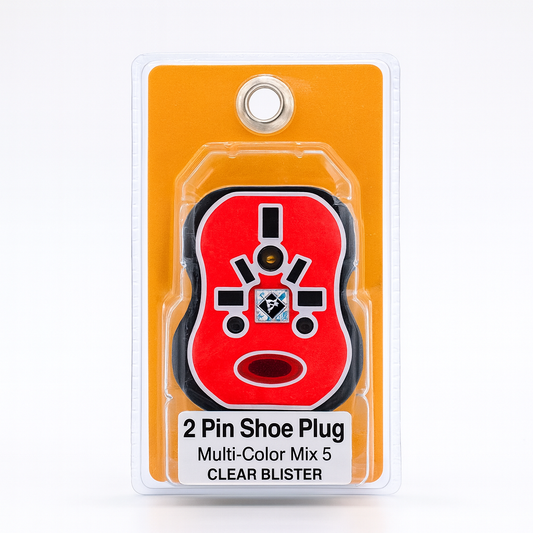 2 Pin Shoe Plug Multi Color Mix 5 Durable Electrical Male Plugs for Home Use