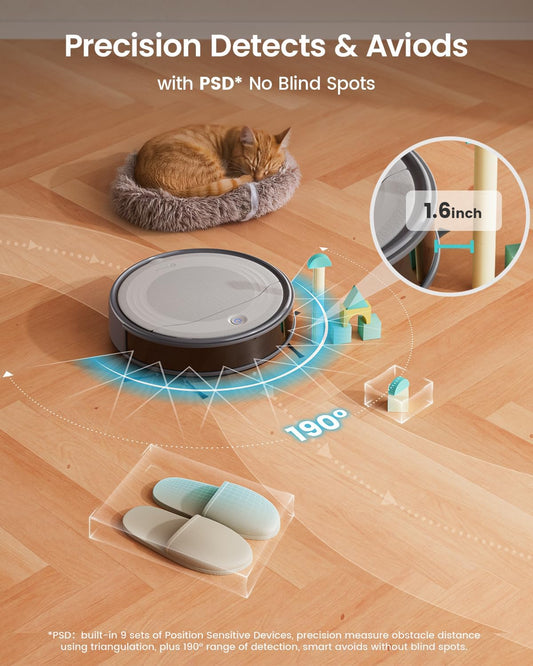 Robot Vacuum Cleaner – Smart Automatic Floor Cleaning Robot