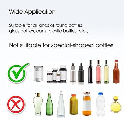 Bottle Labelling Machine Automatic Label Applicator for Bottles Jars and Packaging