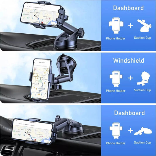 Bike Phone Holder- Mount for Smartphones & GPS Devices