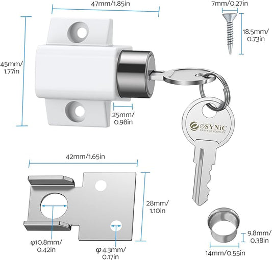 Sliding Window Security Lock 2 Pcs