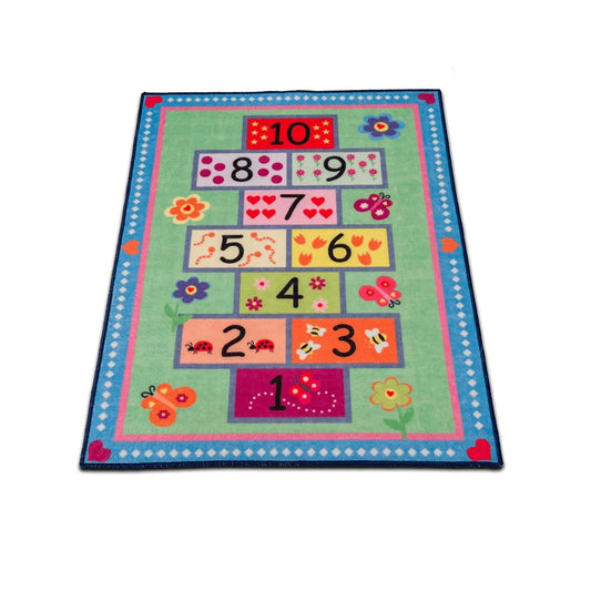 Counting Rug for Kids – Colorful Educational Classroom Carpet for Learning Numbers & Math