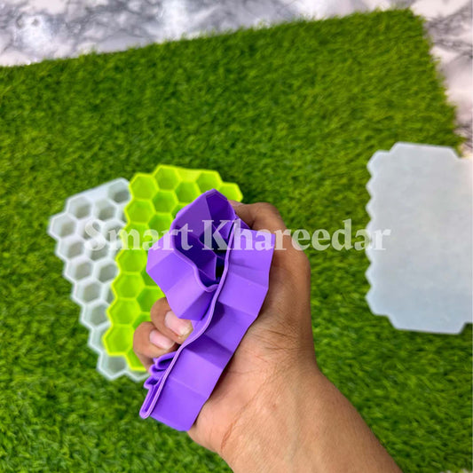 Silicone Ice Cube Mold Reusable Tray for Drinks
