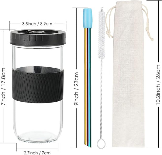 Sweetup Bubble Tea Beaker Transparent Mixing Cup for Homemade Boba and Drinks