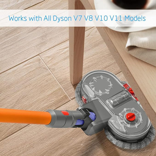 Electric Mop Head – 2-in-1 Vacuum , Mop Attachment for Effortless Floor Cleaning