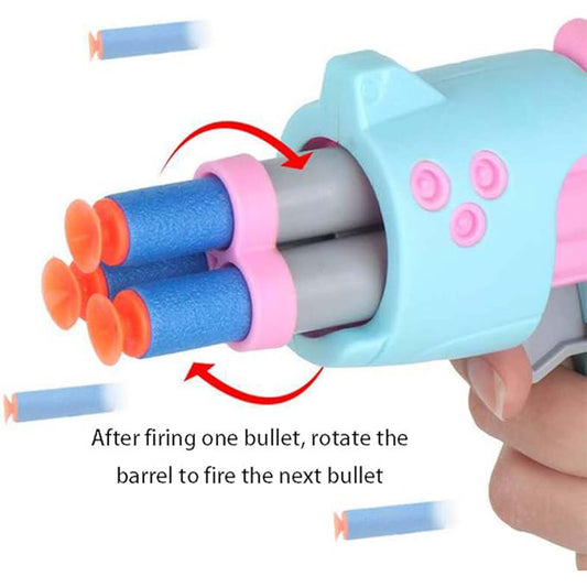 Kids Toy Gun with Bullets Safe Soft Bullet Blaster for Outdoor Play
