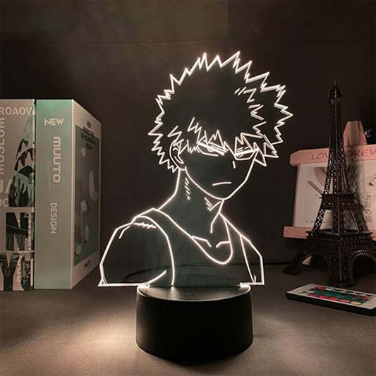 Creative 3D Visualization Lamp Kurosaki Ichigo Anime LED Night Light for Home and Gifts