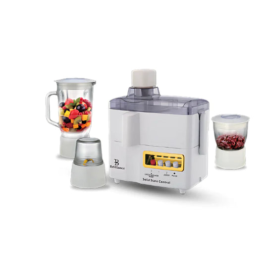 Brilliance Ultimate Juicing Machine BJ 9176 4 in 1 Juicer Blender Chopper and Grinder with 500W Motor