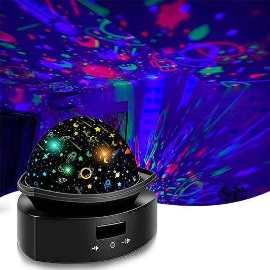 Energy Tower Projection Lamp 3D LED Night Light with Soothing Visuals
