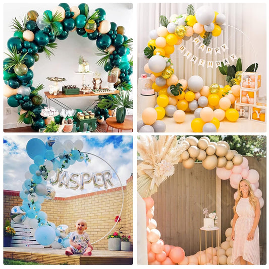 Round Column Balloon Arch