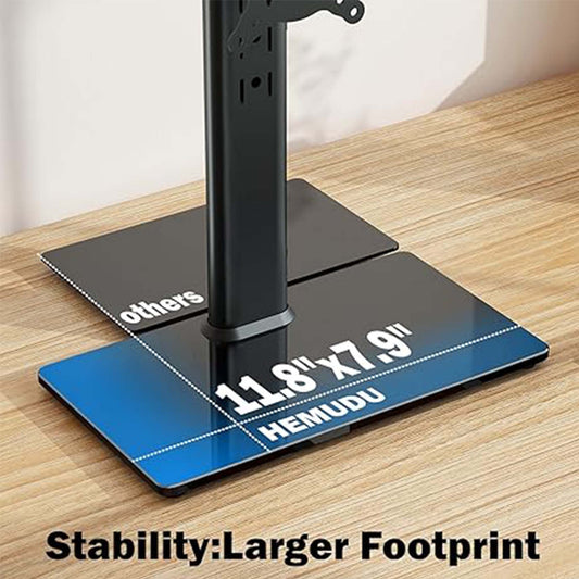 TV & Computer Monitor Stand – Adjustable Riser for Screen Elevation & Desk Organization