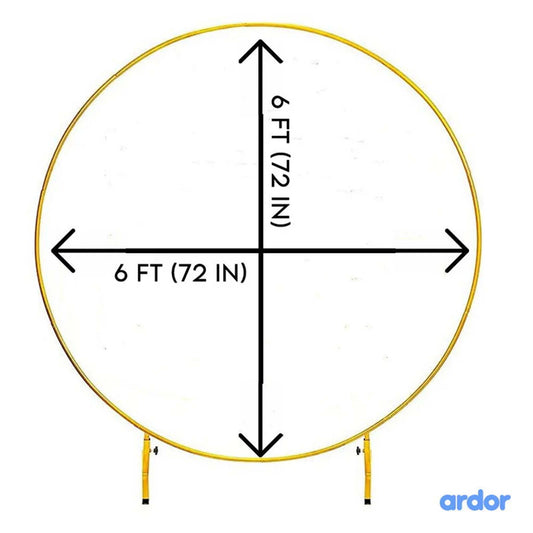 Round Metal Balloon Arch Kit For Weddings, Parties & Events