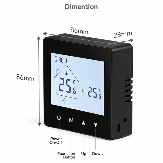 Room Thermostat Pack Of 2