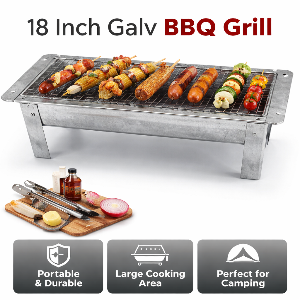 18 Inch Galv BBQ Grill