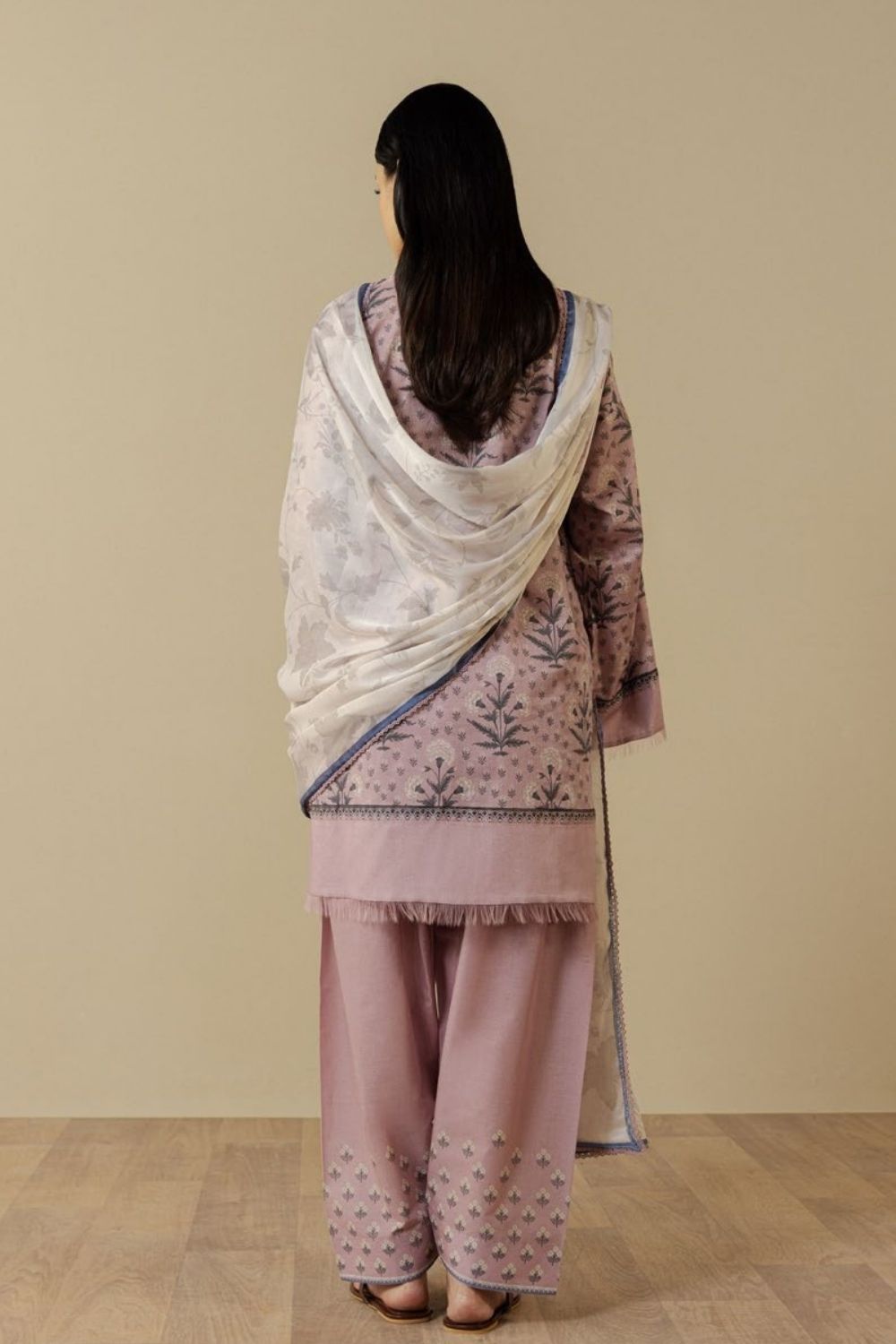 Zara Shahjahan 3 Pc Unstitched Printed Lawn Suit Anthea-9A