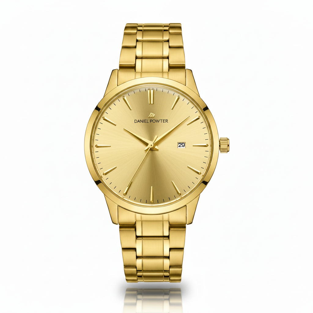 DANIEL POWTER MEN GOLDEN WATCH