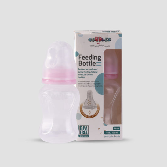 Cuddles Baby Slim Neck Basic Feeding Bottle 5oz/125ml