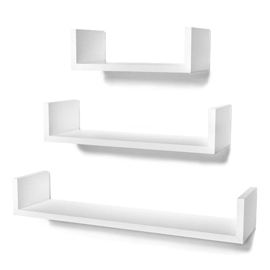 Floating Shelf Modern Wall Mounted Rack for Home and Office