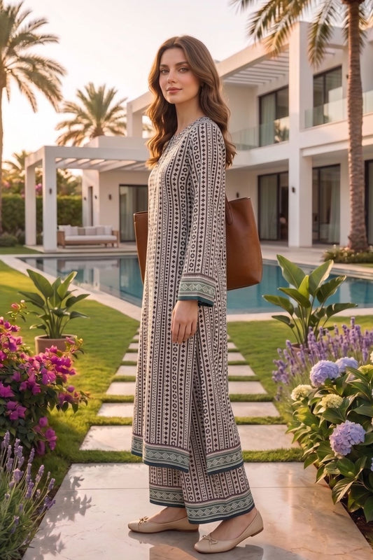 2Pcs Unstitched Printed Noorain Lawn Collection Desgin - 10