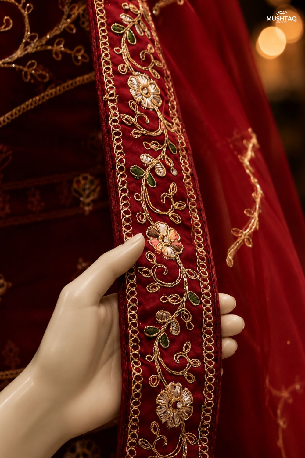 Shehnai Bridal Wear by MCS Unstitched Handmade Net Bridal Wear Collection