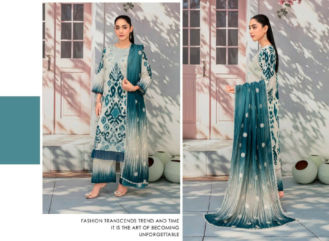 GULL - E – RUKH LAWN SUIT UNSTICHED