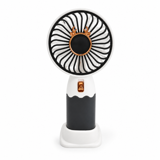 Mini USB Rechargeable Fan with Detachable Base - Random Color
