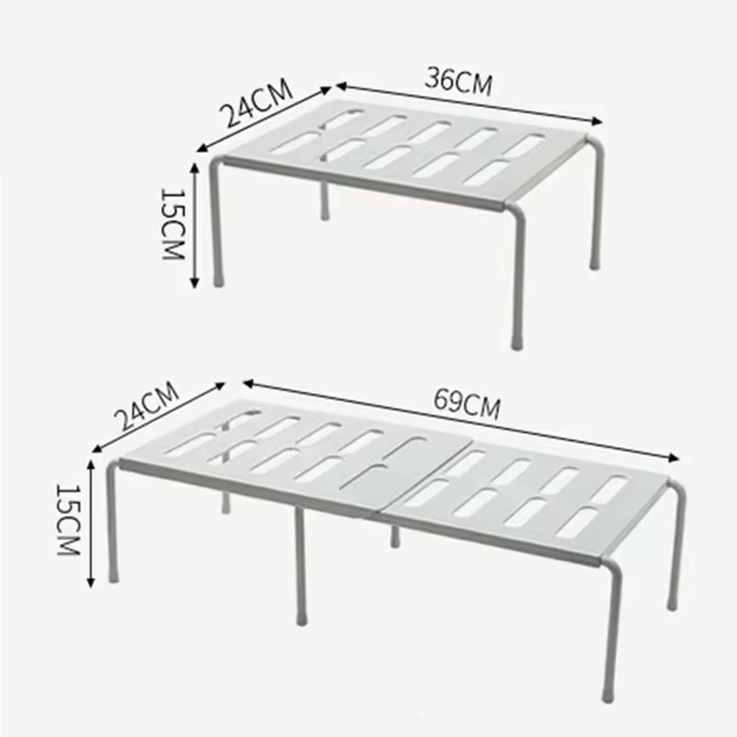 Kitchen Cabinet Storage Shelf Space Saving Organizer for Home