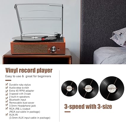 Wireless Turntable Player