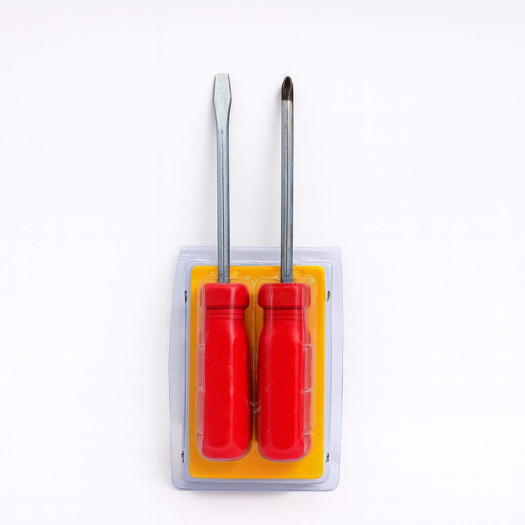 Screwdriver Pack of 2 Pos + Neg Dual Precision Set for Home