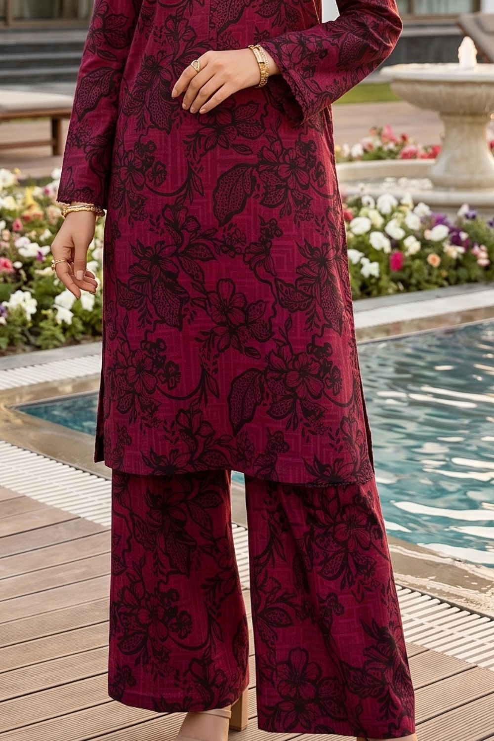 2Pcs Unstitched Printed Ayra Lawn Collection Desgin - 2