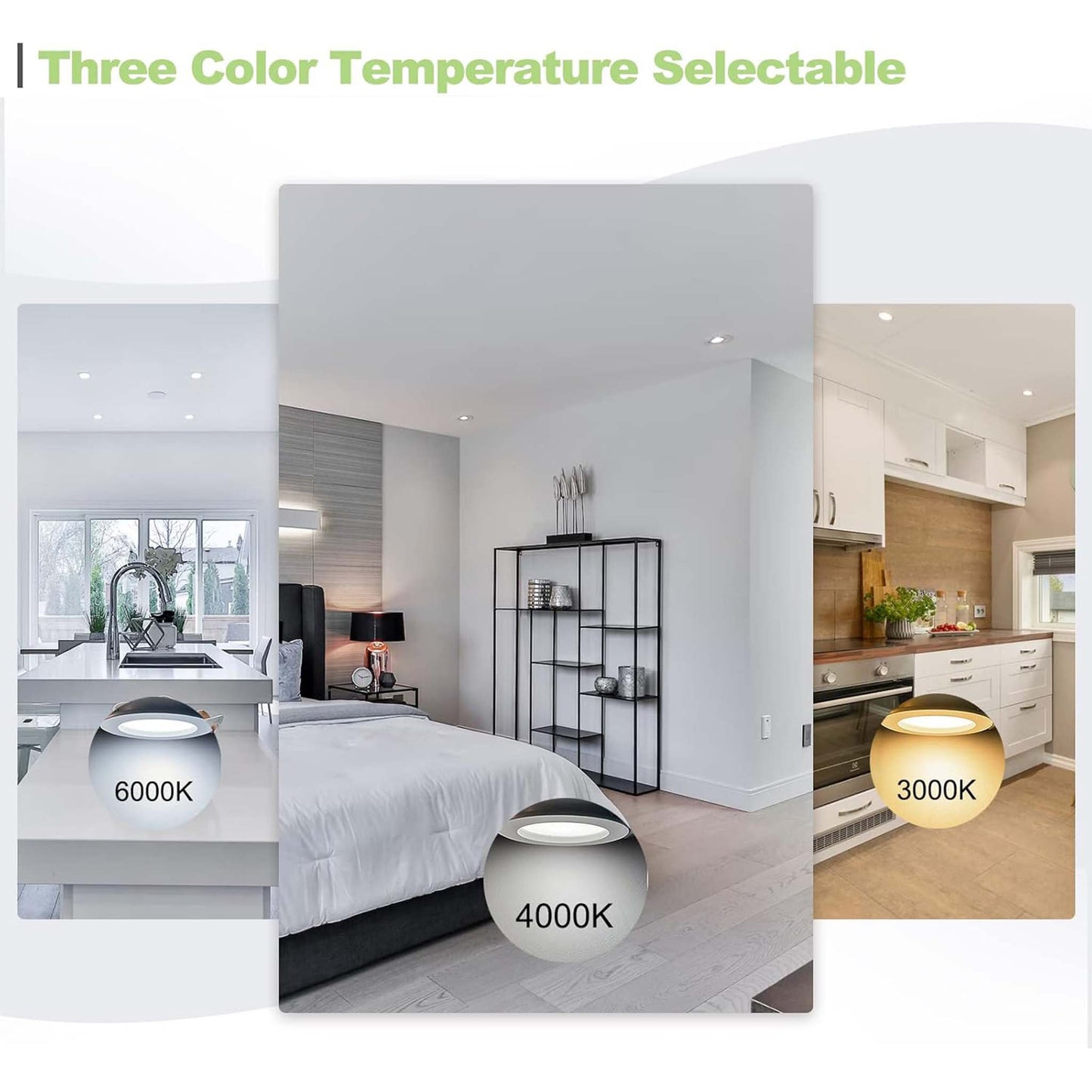 Gr4tec LED Ceiling Spot Light Adjustable Recessed Downlight for Home and Office