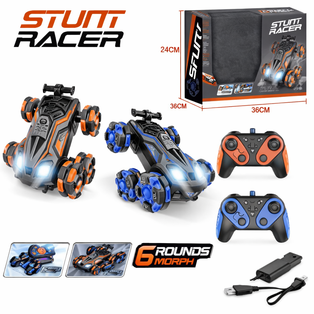 Stunt Racer Remote Control Car for Kids