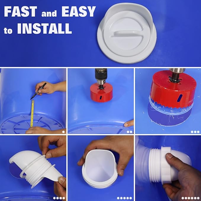 Chicken Feeder Kit Poultry Feeding System for Hens and Farm Use