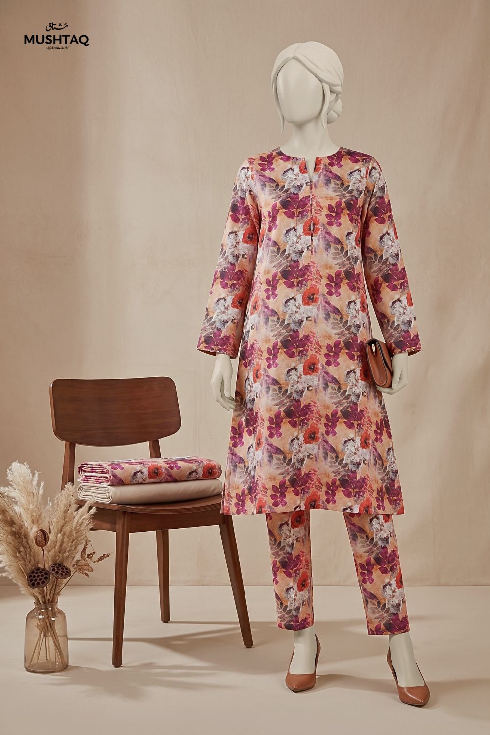 2Pcs Unstitched Printed Noor Lawn Collection Desgin - 6